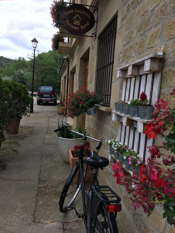 Appartamento Casa Laiglesia Uncastillo Esterno foto